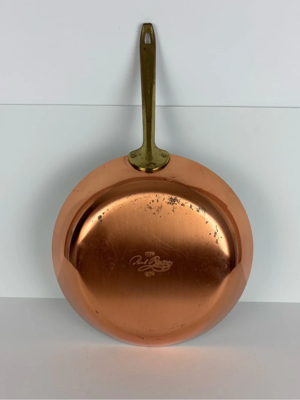 Vintage PAUL REVERE WARE Signature Series USA Copper 10.5” Skillet Fry Pan